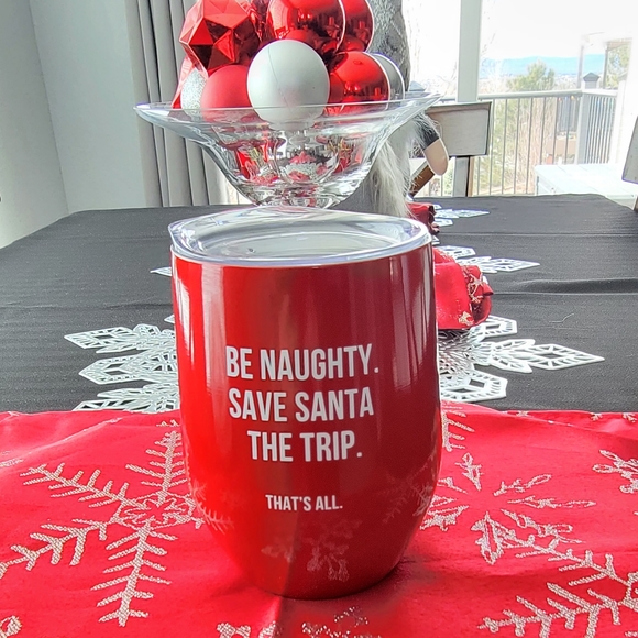 NWT! Be Naughty Tumbler - 12 oz - Picture 1 of 2